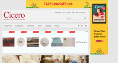 Desktop Screenshot of cicero.de